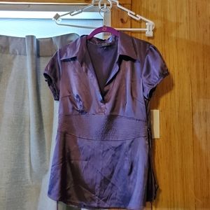 BOGO 🏁Purple V neck blouse🏁